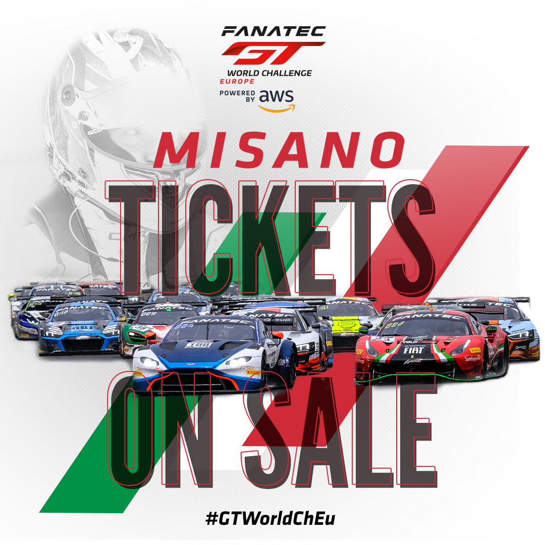 Tickets on sale for Sprint Cup weekend at Misano Fanatec GT